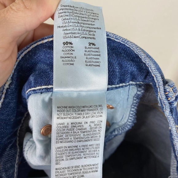 Mother Superior The Tripper Jeans in Your Treat or Mine Wash Denim Jeans Size 26 - Picture 14 of 16